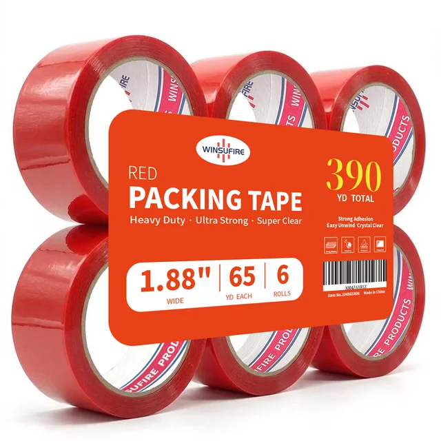 Red Packing Tape
