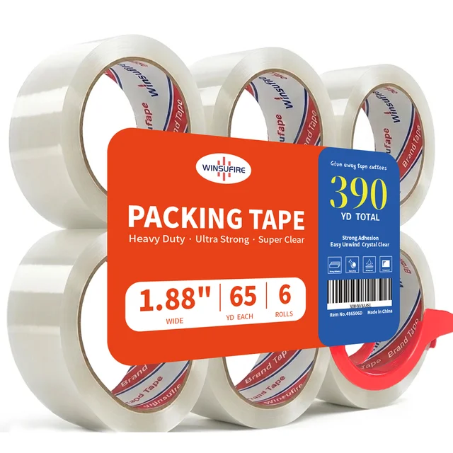Clear Packing Tape with Dispenser